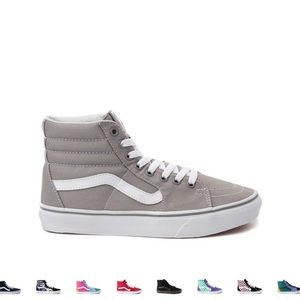 grey high top vans